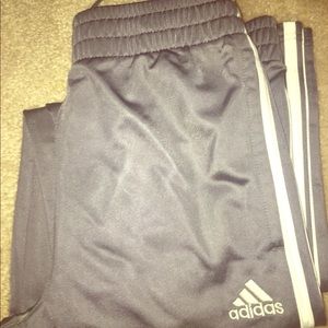 Gray adidas pants